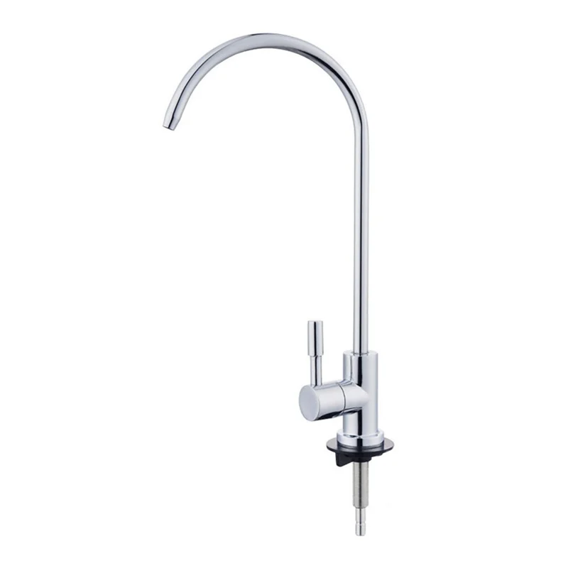 

1/4 Inch Stainless Steel Faucet Water Filter Tap for Kitchen Sink Rotation Faucet Fast Connection Drinking Water