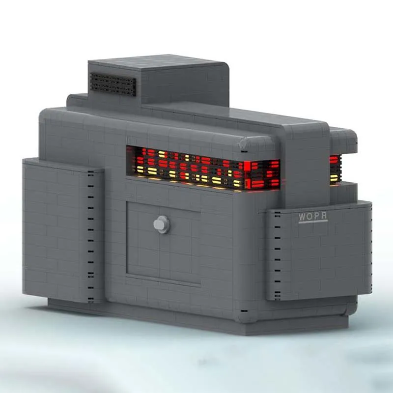 Estrela filmes modelo moc tijolos de construção supercomputador modelo tecnologia blocos modulares presentes brinquedos natal diy conjuntos montagem