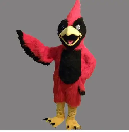 جديد الكبار الساخن بيع الكرتون الأحمر الطيور التميمة حلي عيد الميلاد ملابس تنكرية للهالوين زي التميمة السفينة حرة