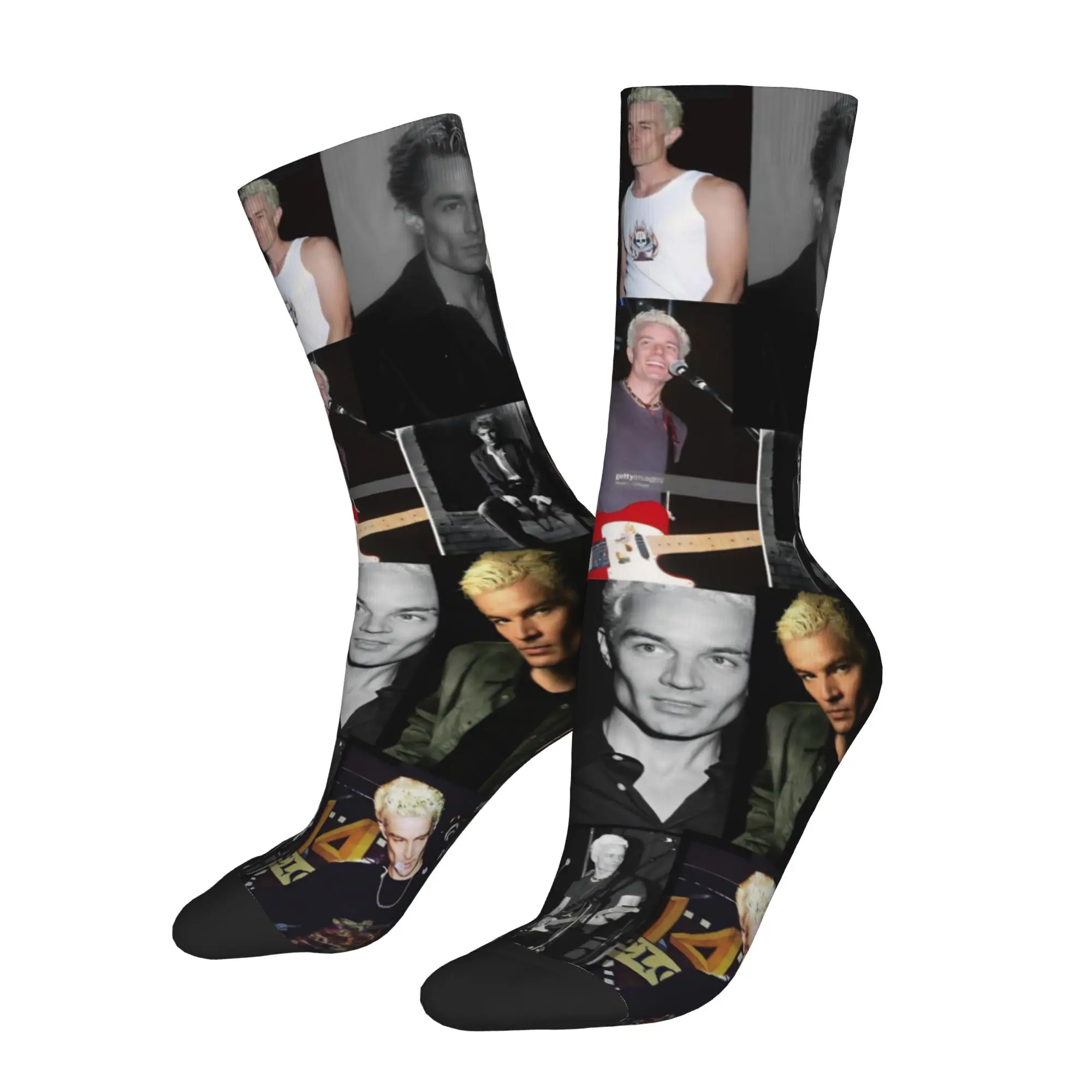 New Men's Socks Novelty Buffy the Vampire Slayer Movie Sock Polyester Spike Skateboard Women's Socks Spring Summer Autumn Winter