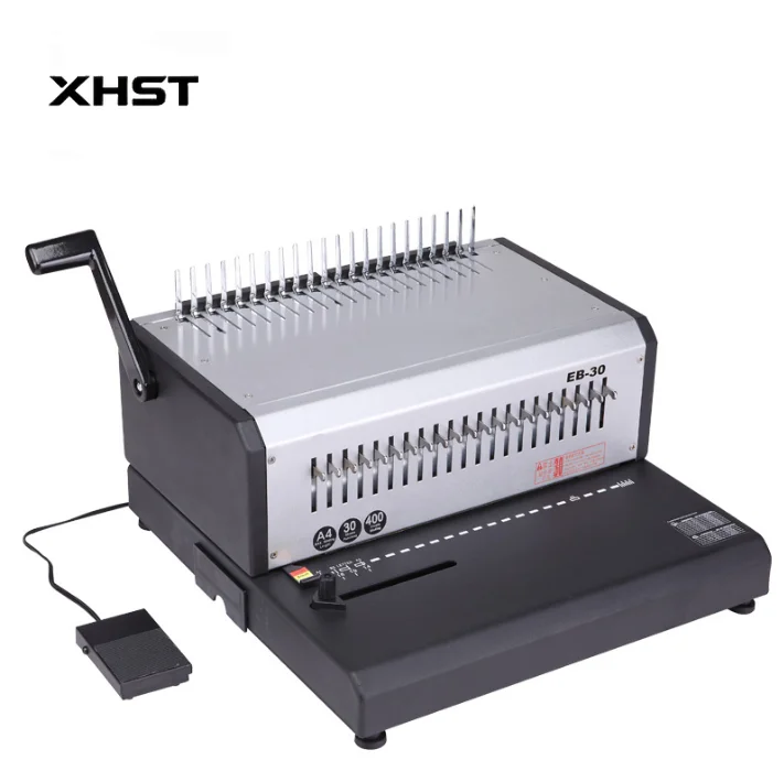 

EB-30 Electric Binding Machine Comb Type Contract Strip Punching and Binding Machine