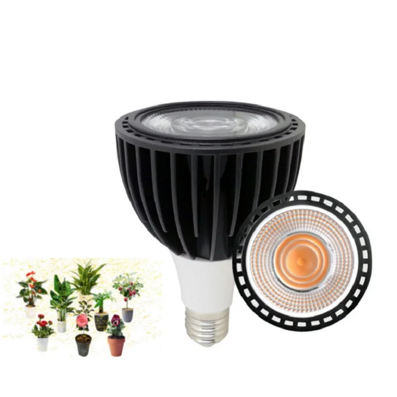 planta led de espectro completo cresce luz holofotes ra98 ac85265v e27 par30 25w 30w 01