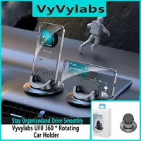 VYVYLABS 360° Rotation Universal Car Cellphone Holder Car Phone Tripod Stand Bracket Car Mobile Support For Car Use Accessories
