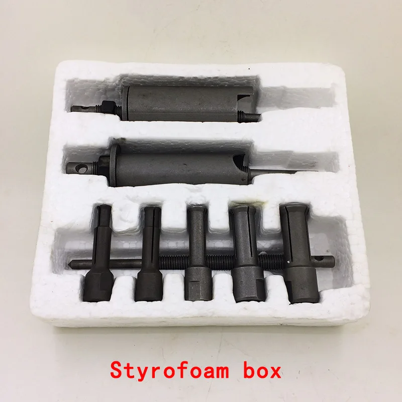 1 Set Steel Motocycle Car Inner Bearing Puller Tool Remover Kit 9mm to 23mm Diameter styrofoam box