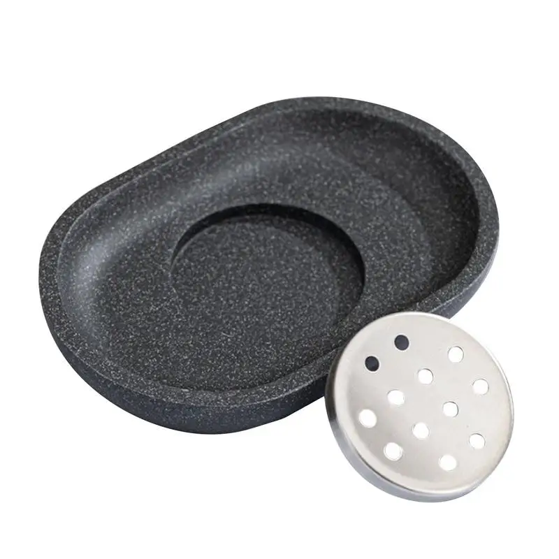 

Soap Holder Soap Bar Holder With Drain Sponge Dish Shampoo Bar Tray For Scrubber Sponge Kitchen & Bathroom Shower Accessories