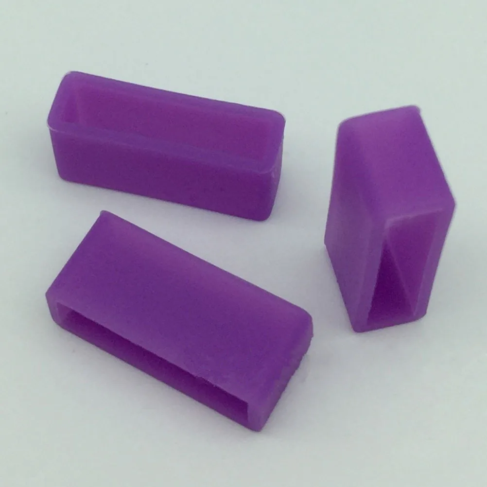 20 قطعة سوار ذكي المشابك الآمنة سيليكون السحابة خواتم مكافحة فصل الملونة مشبك أمان الفرقة آمنة ل