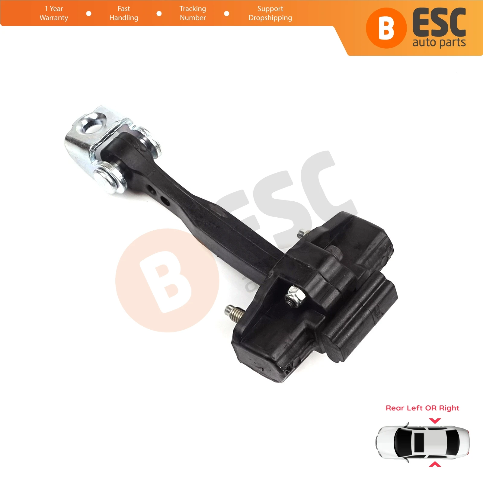 

EDP1274 Rear Left or Right Door Catch Hinge Brake Stop Check Strap Limiter for Fiat 500L 351 352 2012-2022 51883509