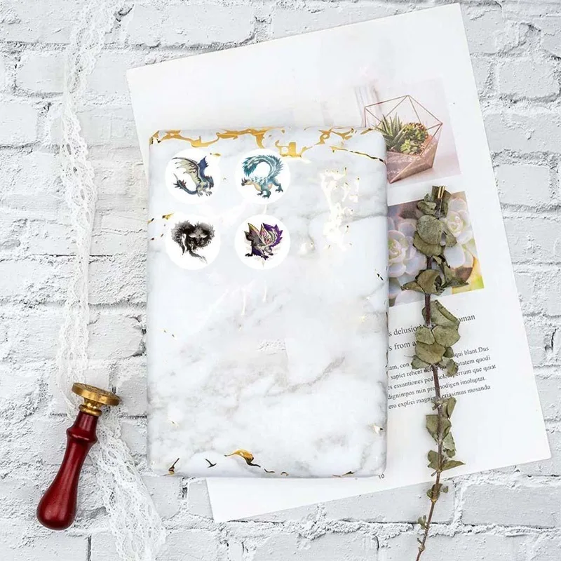 ملصق لطيف على شكل رسوم كرتونية من Monster Hunter Wilds Felyne Rathian لزجاجات المياه للأمتعة DIY ملصق جرافيتي للديكور #5