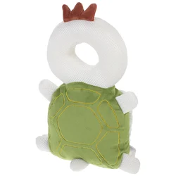 Protector de cabeza para niño pequeño, almohadilla de protección para bebé, mochila de algodón Pp para bebé, lindo para tortuga ajustable para gatear