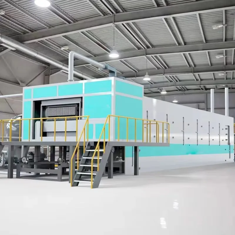 Industrial Single Pass Flatbed Printer Egg Carton Fast Food Box 3-Side Simultaneous Printing New Inkjet Printer Roll-to-Roll
