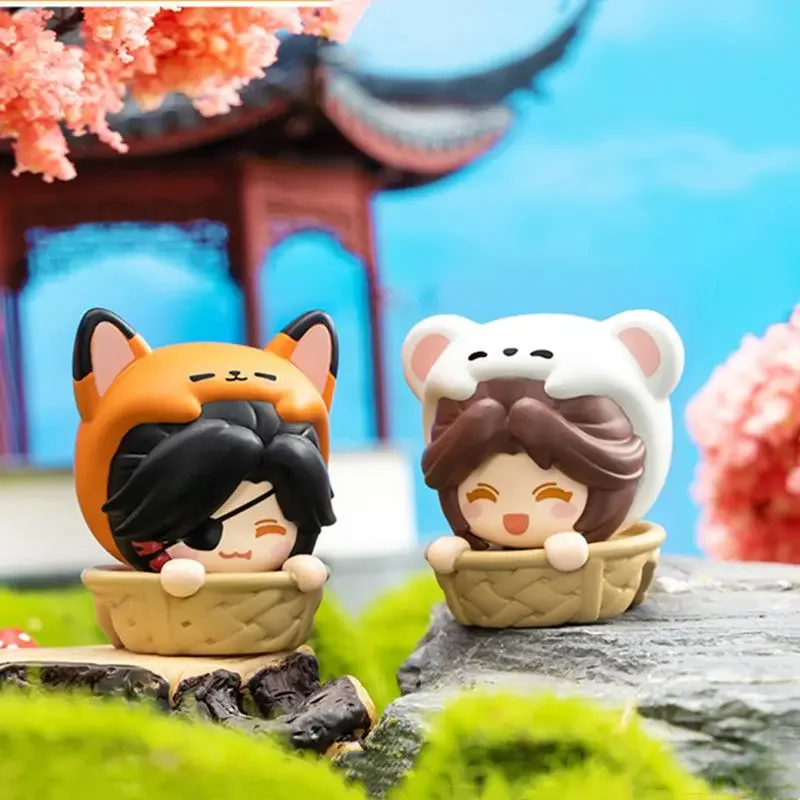 Anime Heaven Officials Blessing Q Version Action Figure Tian Guan Ci Fu Xie Lian Hua Cheng Cute Pet Toy Gift