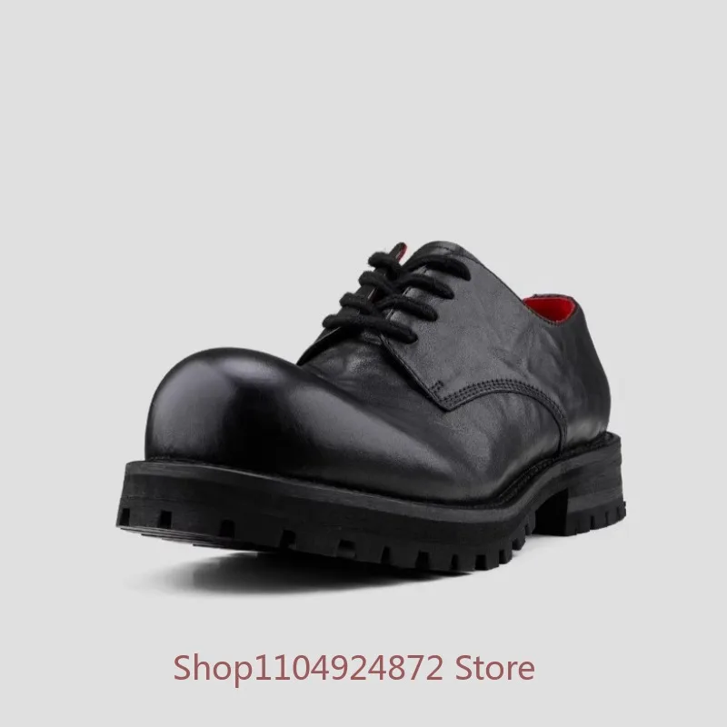 

Мужские классические туфли из натуральной кожи с увеличенной высотой подошвы, черные, для офиса и работы, от люксового дизайнерского бренда