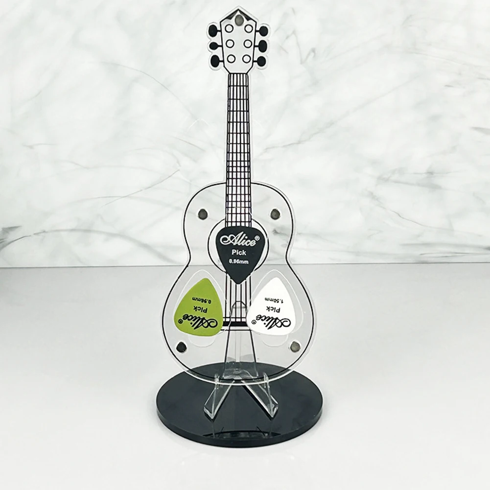 Acrylic Guitar Pick Holder Guitar Pick Display Stand Pick Storage Rack Guitar Pick Holder Box for Picks Storage and Display