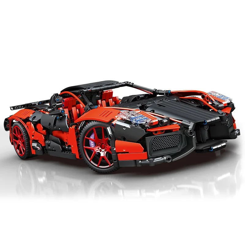 

Technical Build Block 1:10 Scale La Voiture Noire Radio 2.4ghz Remote Control Vehicle Brick Supercar Toys Rc Super Sport Car