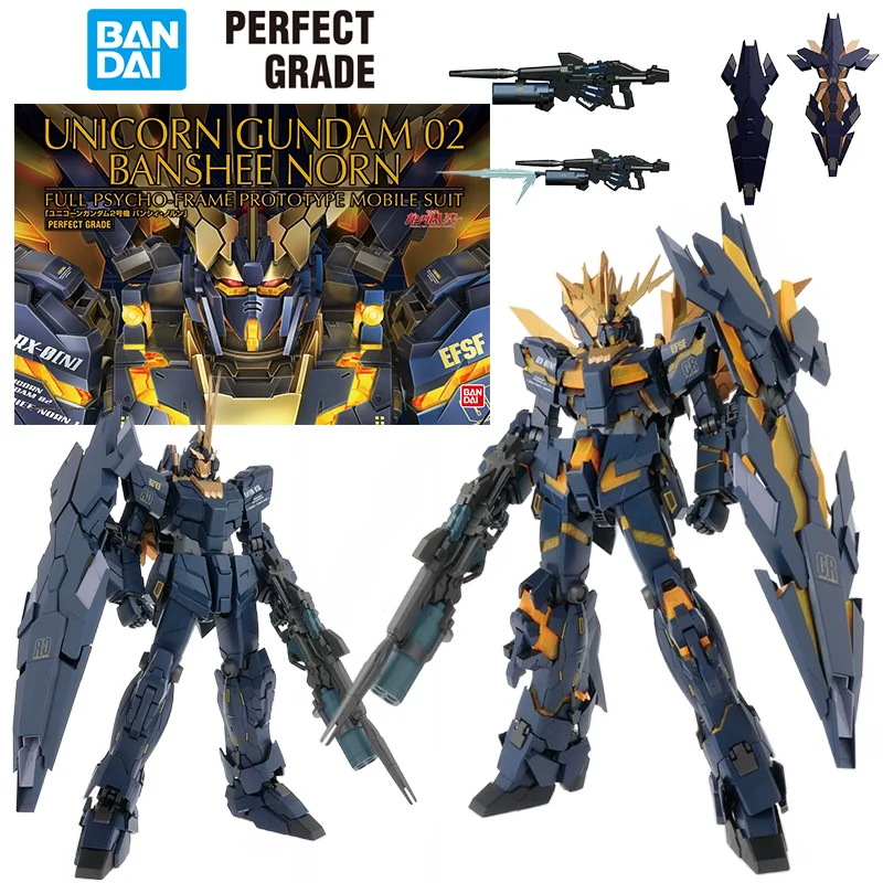 

Bandai Perfect Grade PG 1/60 Unicorn Gundam 02 Banshee Norn 40Cm Anime Original Action Figure Model Assemble Toy Gift Collection