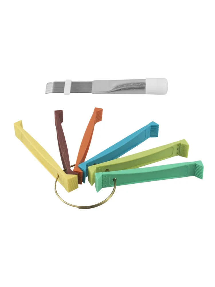 2pcs Cooler Repair Combs Air Conditioner Fin Kits Plastic + Metal Sets Solid Sturdy Tools Waterproof Household