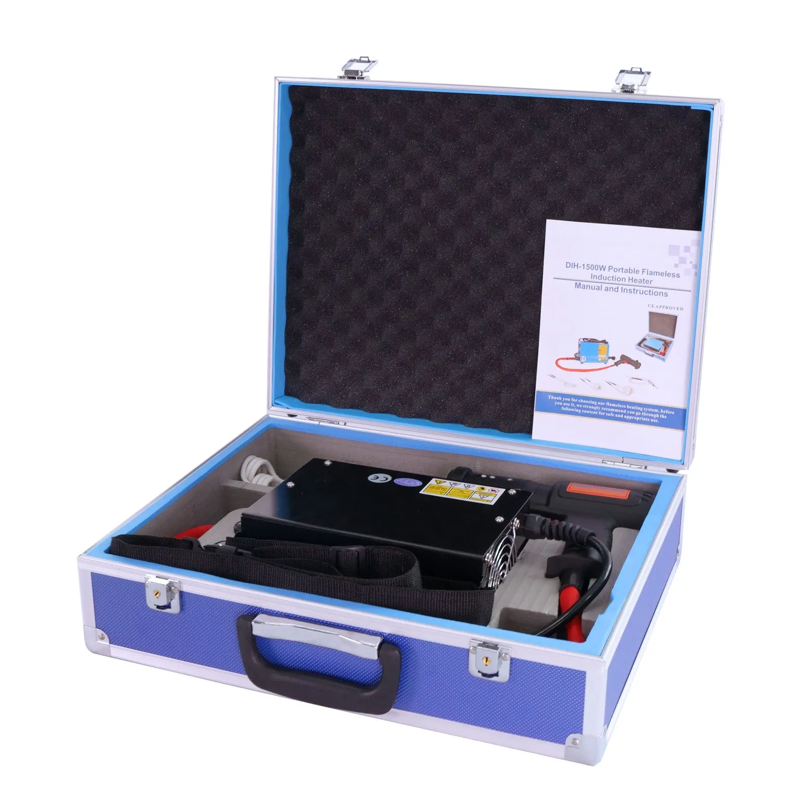 Circuito calentador de inducción magnético de 1500W, bricolaje para reparación de automóviles, juego de herramientas para quitar pernos, equipo de soldadura AC 220V con bobina de 4 piezas