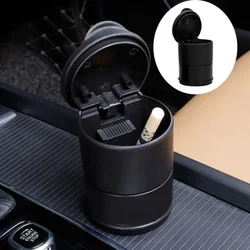 Cenicero de coche de tamaño Universal, contenedor de taza de almacenamiento de monedas de basura, Cenicero de cigarro, estilo de coche, nuevo, 1 unidad