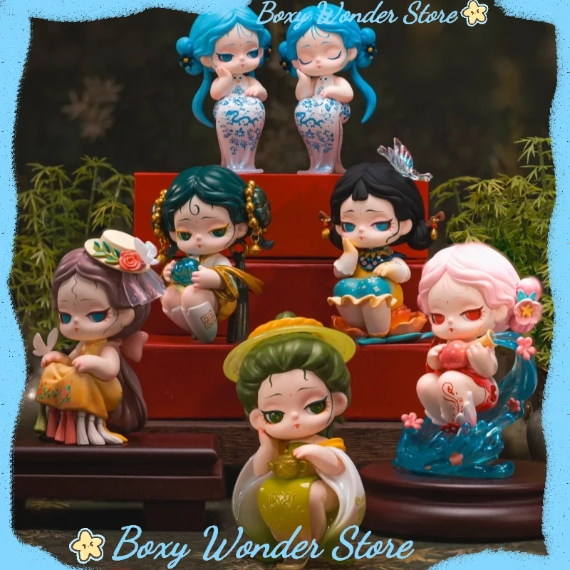 

Аутентичные Shyi What Is The Return Date Series слепые коробки фигурка-сюрприз подарок на день рождения настольный коллекционный орнамент