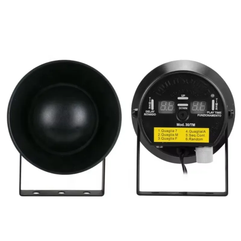 CP-395B Outdoor Nature Sound Player, 35W Speaker with 6 Bird Sounds, Timer On/Off, External 12V Power Supply for Bird Watching
