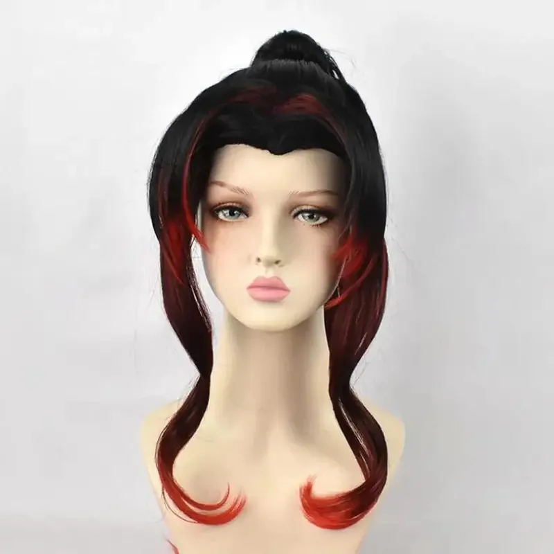 Лили 123Tsugikuni Yoriichi парик аниме кимоно комикс событие Хэллоуин вечерние японский воин косплей костюм