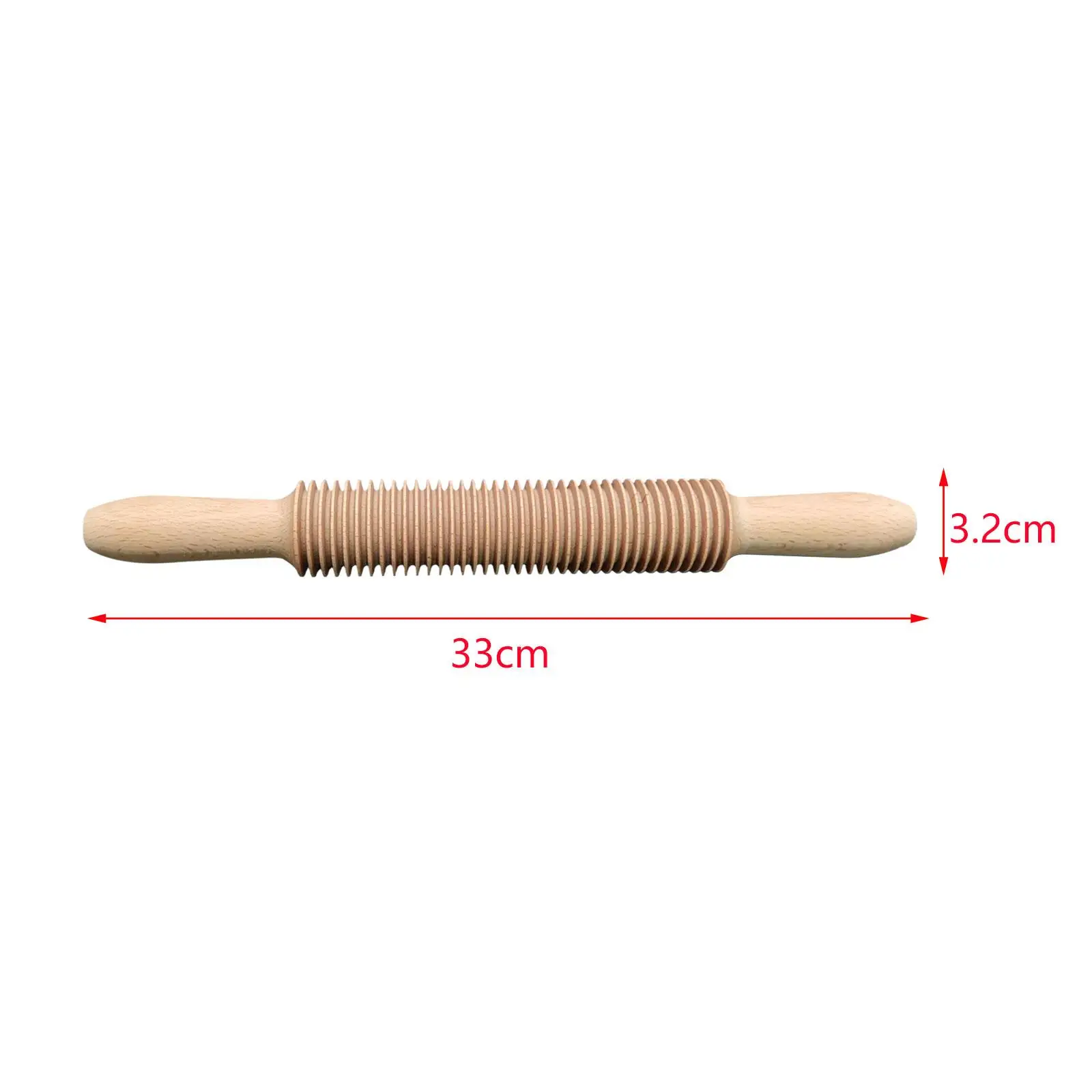 Threaded Rolling Pin Cake Pizza Tools Baking Tool for Pastry Pizza Pie Pasta