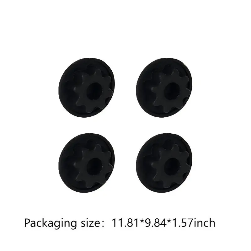 4pcs Screw Cap Covers Cog Sink Hob Cooker For Smev Dometic Black Motorhome Caravan RV Parts On Sinks Hobs Silicone Rubber