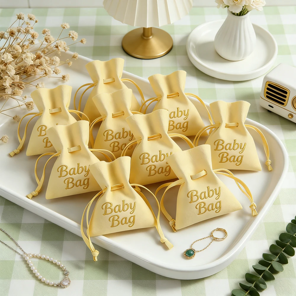 

10Pcs/Lot Microfiber Organizer Bag Compact Storage for Jewelry Perfume Cables Hairpins Notes - Personal Essentials Solution