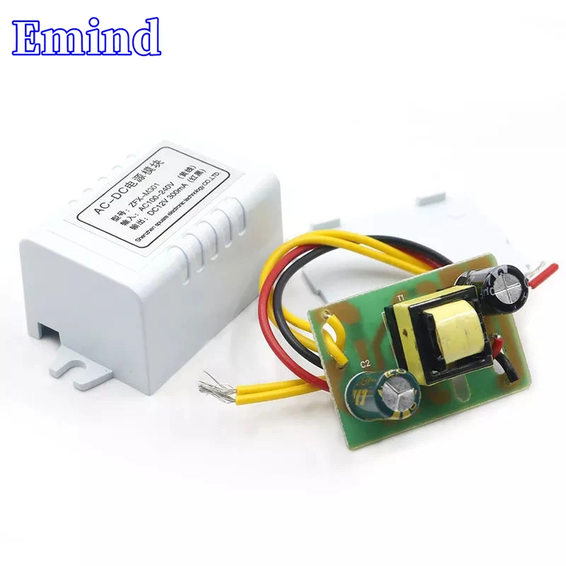 2/5/10/20/50Pcs M301 12V Power Adapter 12V100MA Switch Module 12V1W Power Board AC-DC Power Module