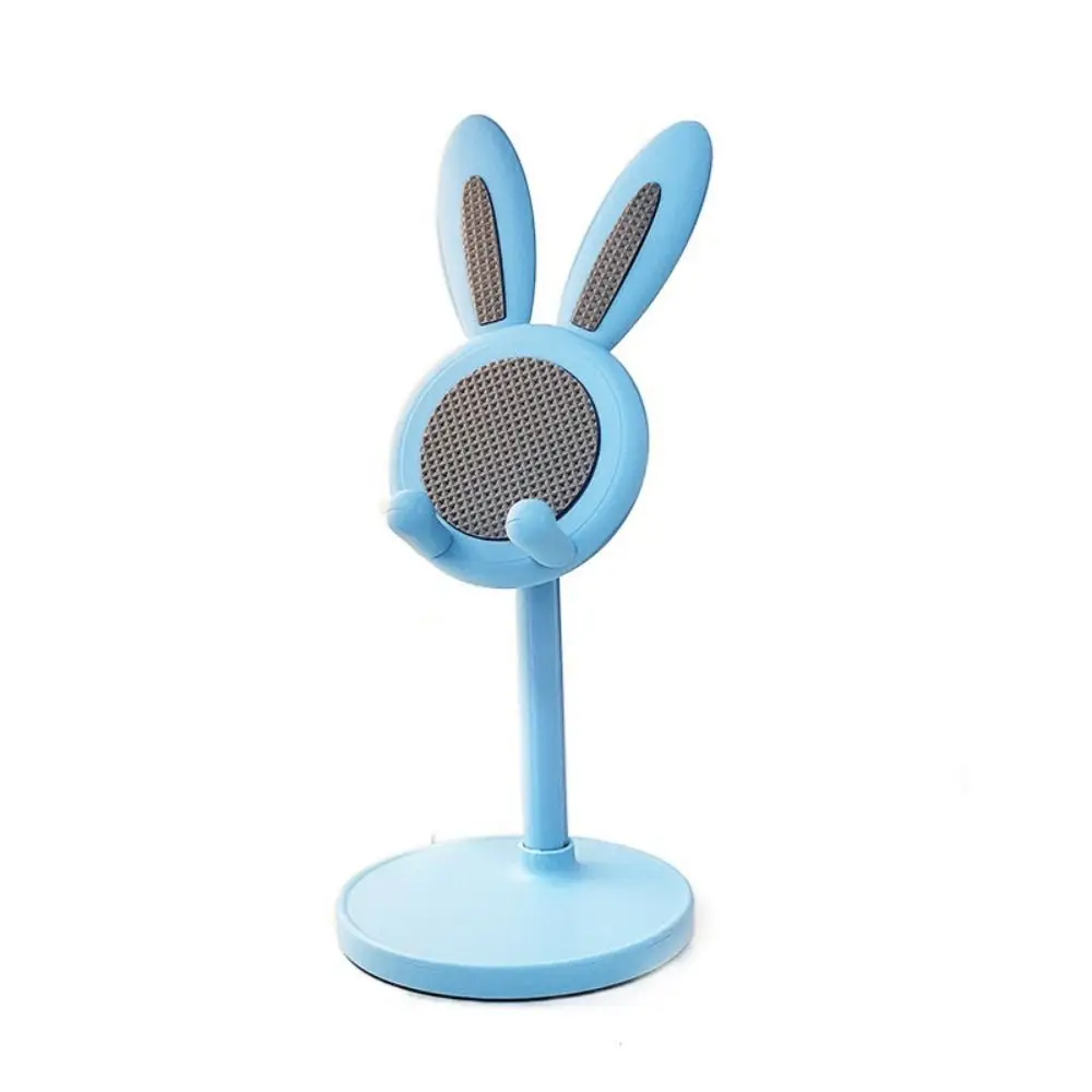 

Rabbit Bunny Phone Holder Lazy Bracket Adjustable Telescopic Lifting Phone Holder Pink Multi-angle Desktop Mobile Phone Bracket