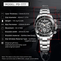PAGANI DESIGN Men‘s Automatic Mechanical Watch Stainless Steel Waterproof Sport 10Bar Luxury Casual Watch for Men Reloj Hombre photo 2