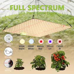 Full Spectrum LED Grow Light 20W 60W 65W 85W 120W 150W Voltage AC85-265V Dimmable IR 730nm UV 395nm For Indoor Plant Cultivation
