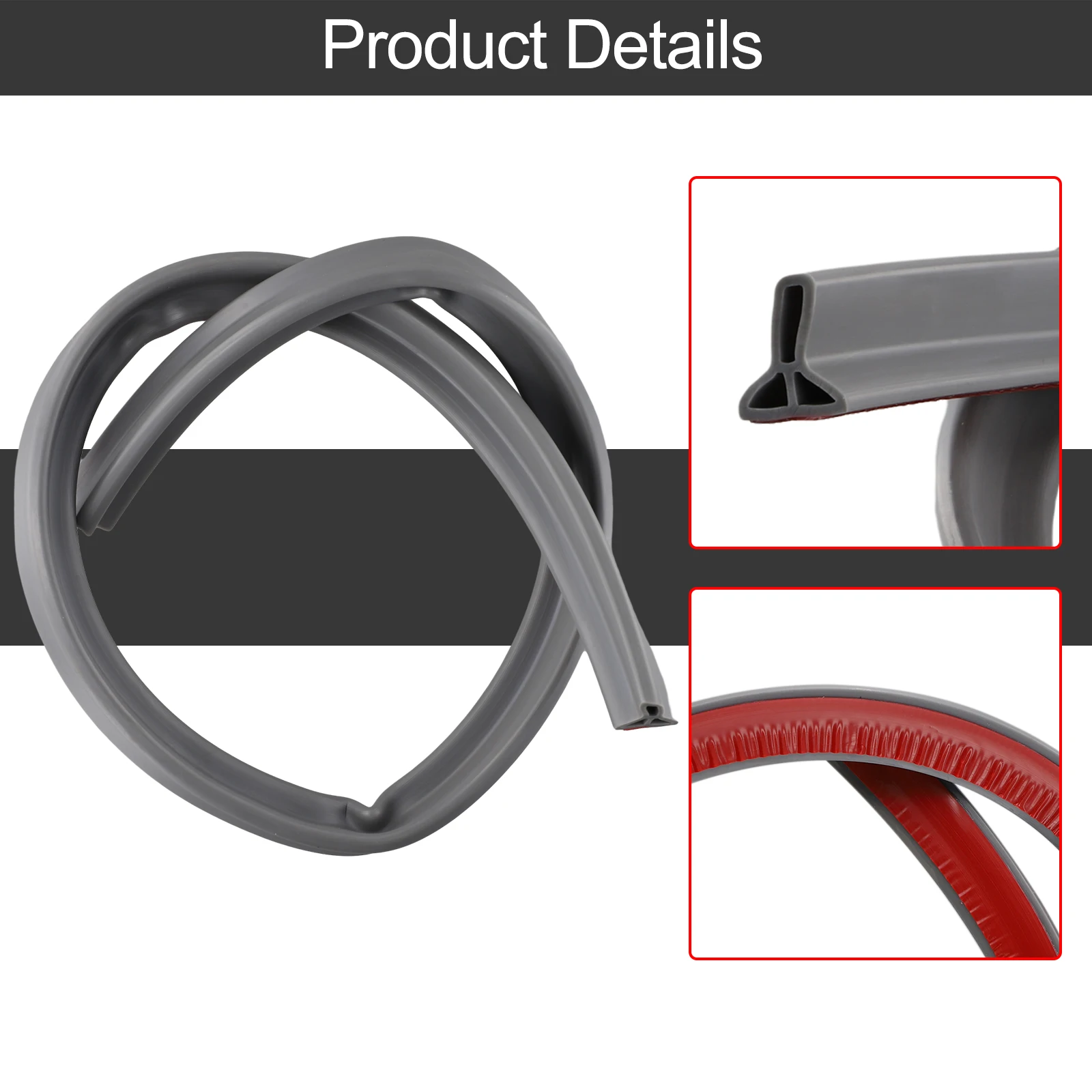 Flexible Silicone Shower Barrier Strip for Bathroom and Kitchen Waterproofing Water Stopper to Contain Water Inside Shower