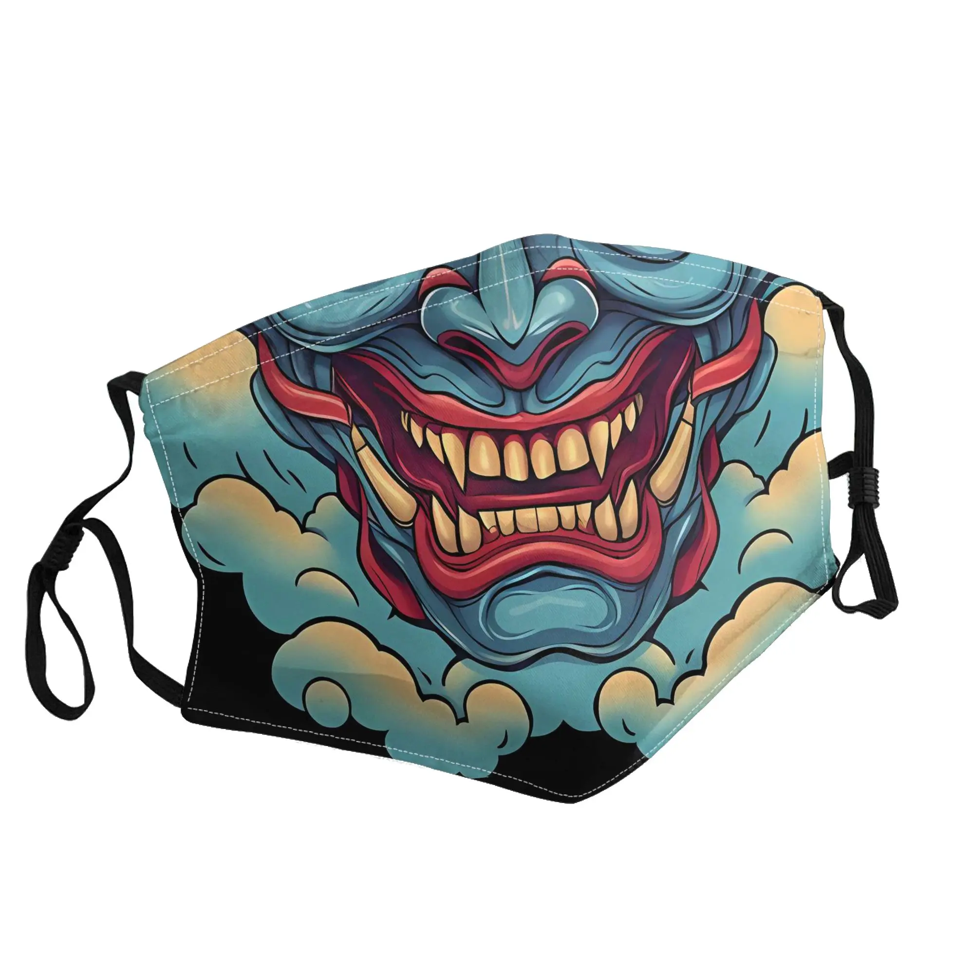 

Japanese Oni Mask Unisex Outdoor Fashion Printed