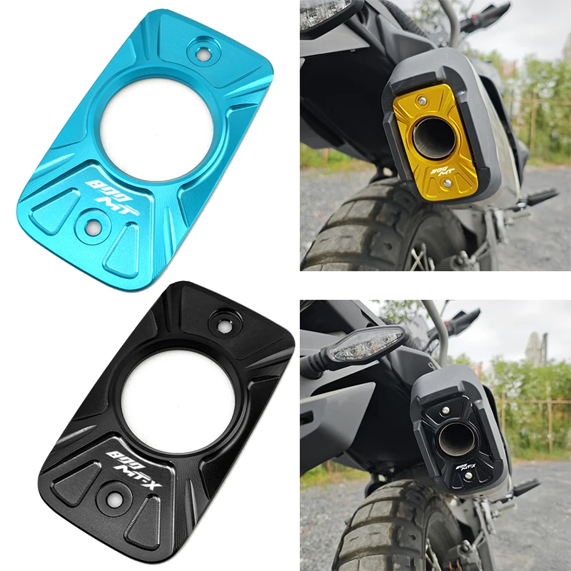2026 explosions For Cfmoto 800MT 800MT-X Exhaust Hood Guards Covers Motorcycle Rear Trim Decorative Cover Pipe Tail End
