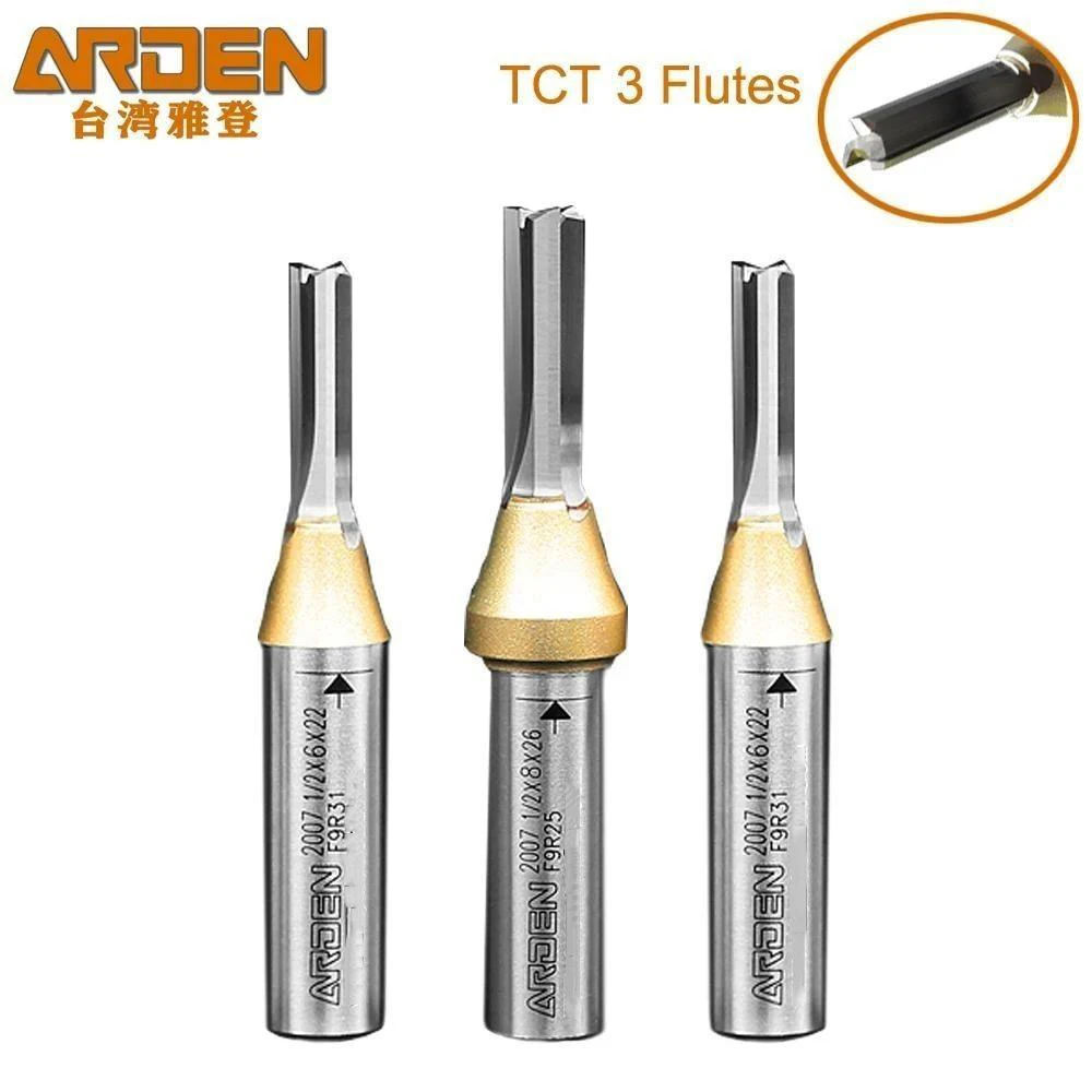 arden tct multifuncional cutting router bit cortador de madeira flautas corte de perfuracao gravura em madeira mdf 01