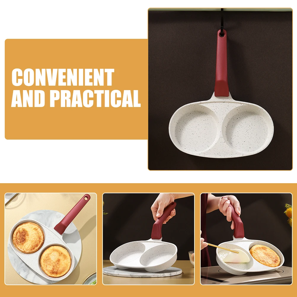 

Fried Egg Non Stick Frying Pans Non Sticking Red Mini Pan for Eggs Omelette Maker Small Egg Pan Frying Japanese Kitchen Tool
