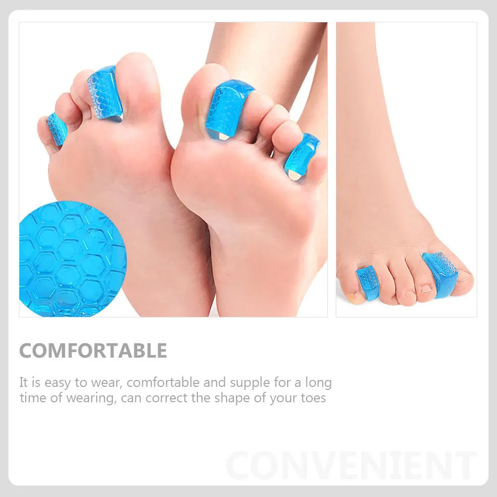 

6Pcs Toe Spacers Overlapping Toe Durable Bunion Straightener Hallux Valgus Foot Tool Bunion