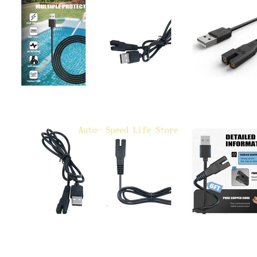 02DA Charging Cord for 28620 28620E 28620EP CL1704 12269 Swimming Pool Vacuum, Cable for Handheld Vacuum Cleaner