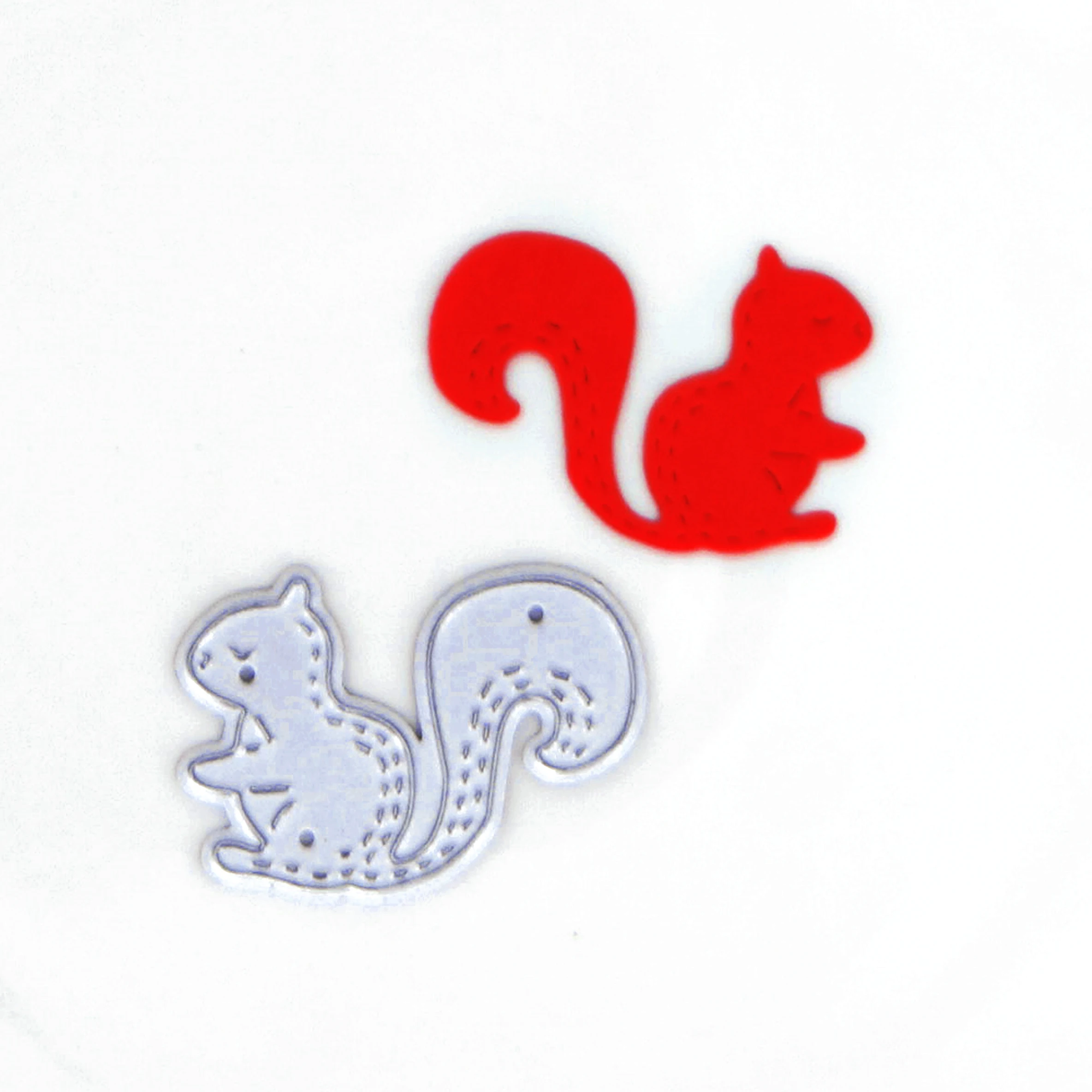 Mini Squirrel Metal Cutting Die Stencil Die Cut for DIY Scrapbooking Album Embossing Paper Diary Card Clip Art Work Decorating