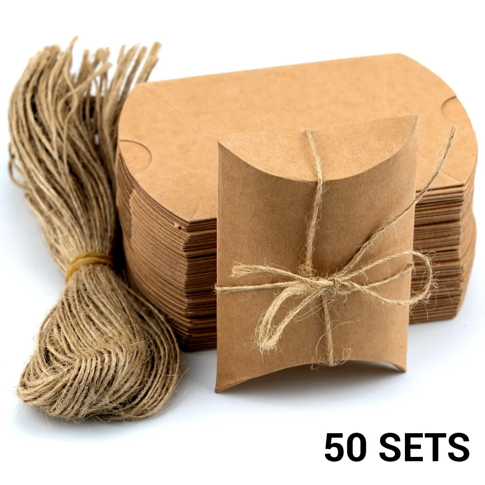 Kraft Pillow Boxes …