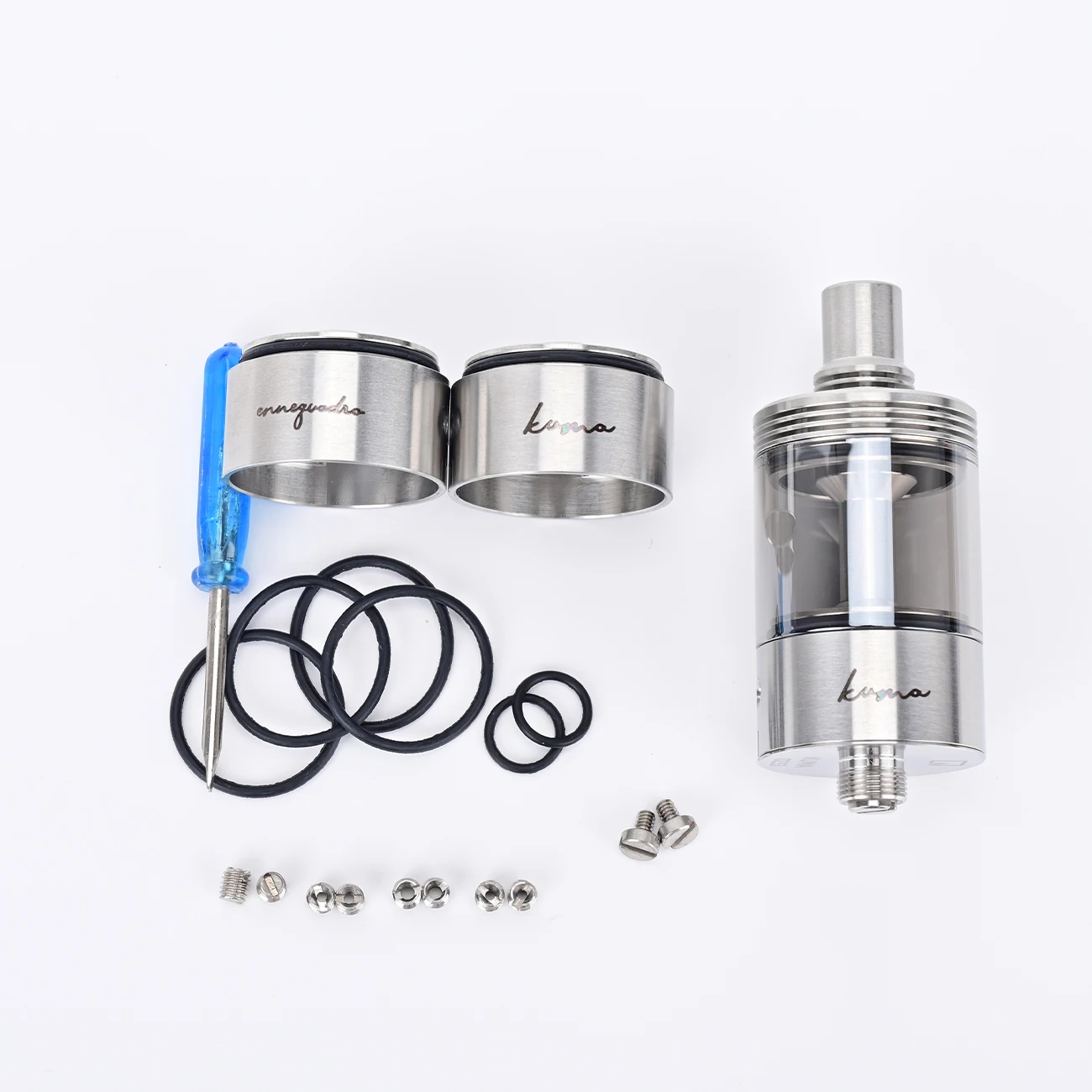 

Wolfcoolvape Kuma Style 316SS 22mm RTA 4.5ml w/9 Airpins + 3 Chambers