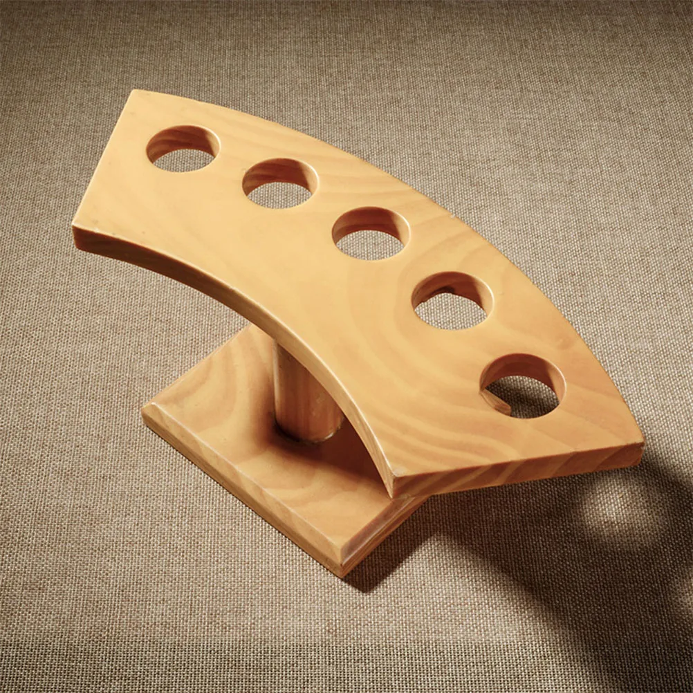 

1pcs Ice Cone Holder Wooden Base Ice Cream Display Rack For Party Sushi Roll Storage Stand Cream Stands Treat Holders