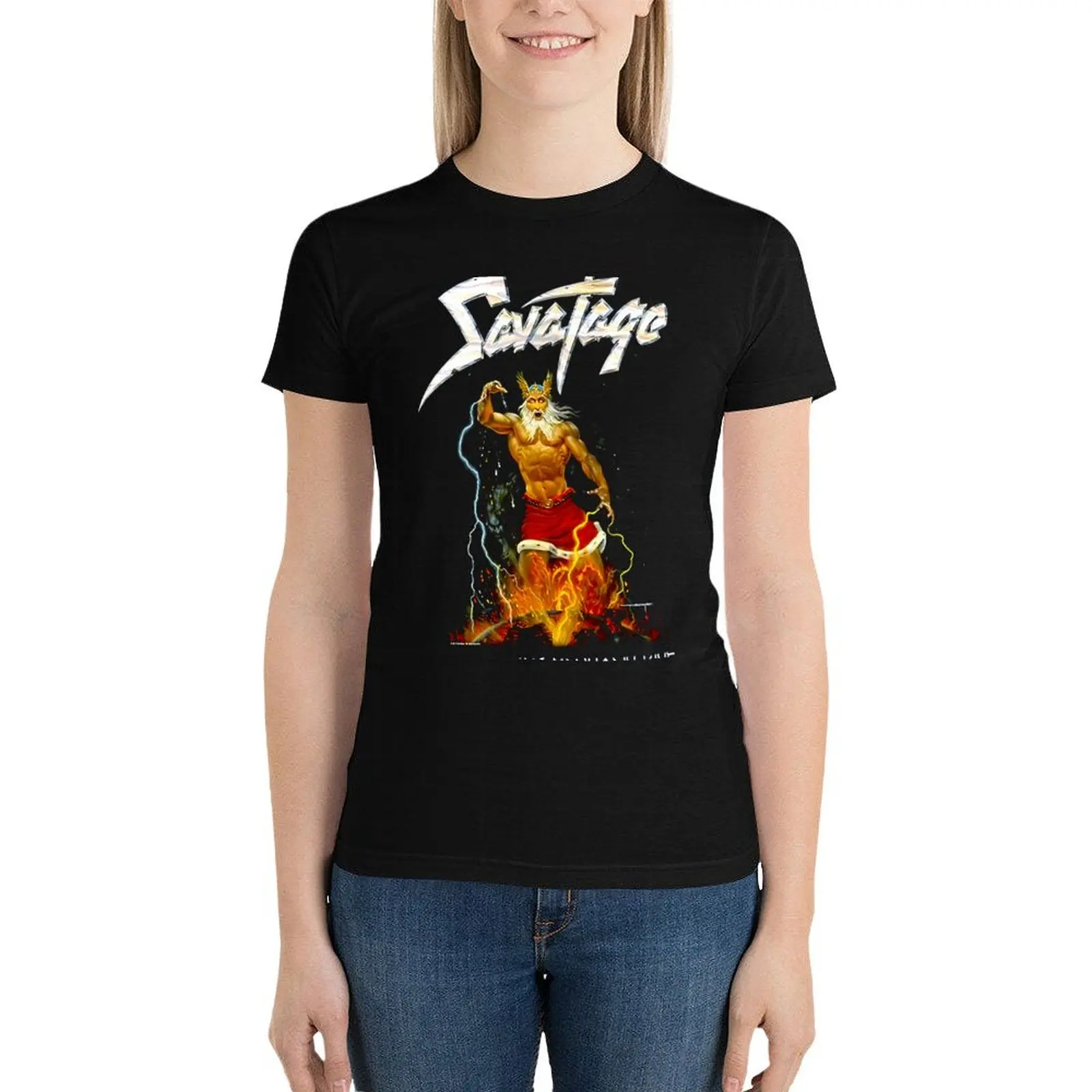 Mountain King 001 Savatage 01- Najlepiej Trending T-Shirt letnie topy koszulka z nadrukiem zwierzęcym dla dziewczynek letnie ubrania topy dla kobiet