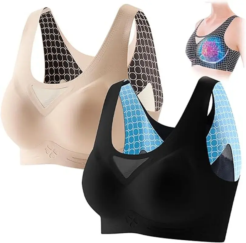 

Push Up Sports Bra Women Underwear Seamless Wireless Bralette Top Training Fitness Workout Yoga Vest Anti-Sagging Bra Brassiere