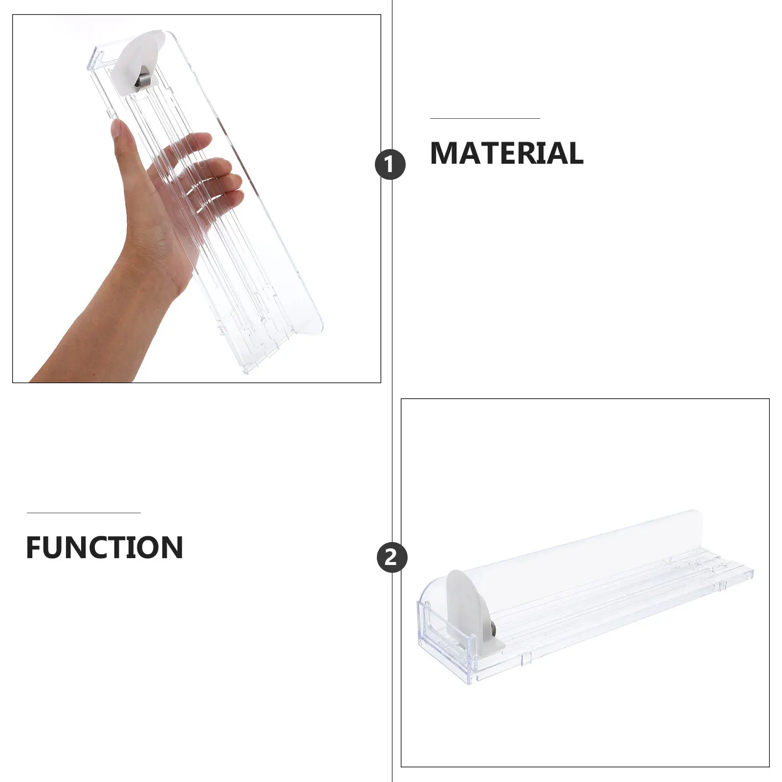 

2Pcs Automatic Cigarette Pusher 28cm Single Side for 10 Packs Display Rack Lightweight Durable Supermarket Storage