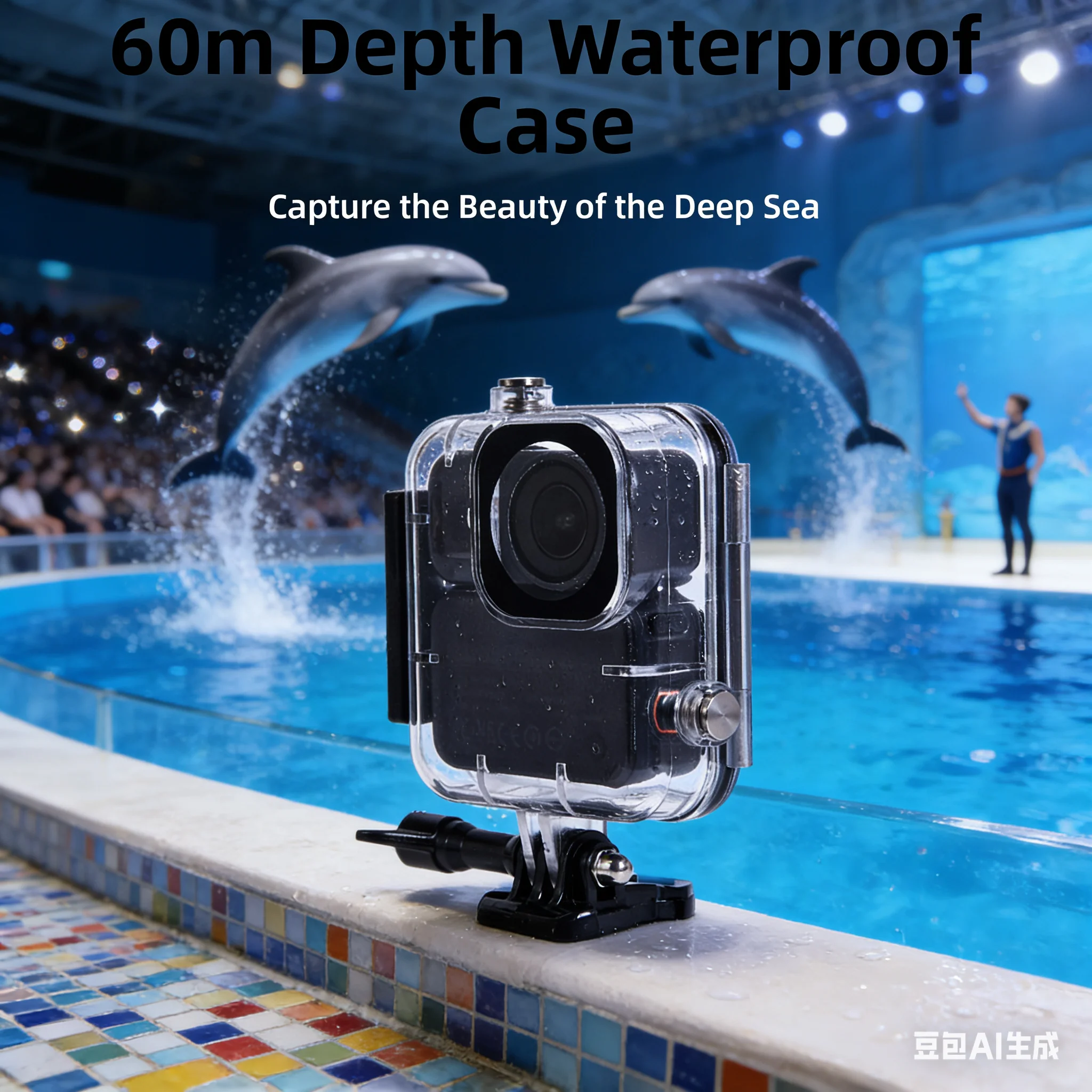 

Водонепроницаемый чехол для камер DJI-Nano, подводный защитный корпус для дайвинга, приключений, аксессуары для экшн-камеры