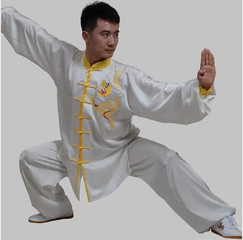 ขายส่งสไตล์จีนผู้ชายผู้หญิง Tai Chi เสื้อผ้า Kung Fu ศิลปะการต่อสู้ชุดสูทสบายๆกีฬากลางแจ้งเสื้อกางเกงชุด