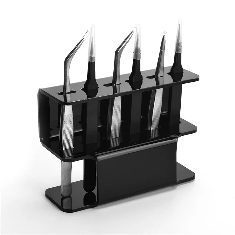 1pcs Eyelash Tweezers Storage Rack,Tweezer Holder Stand, Organizer Holder Stand Nail Tattoo Beauty Tools Shelf