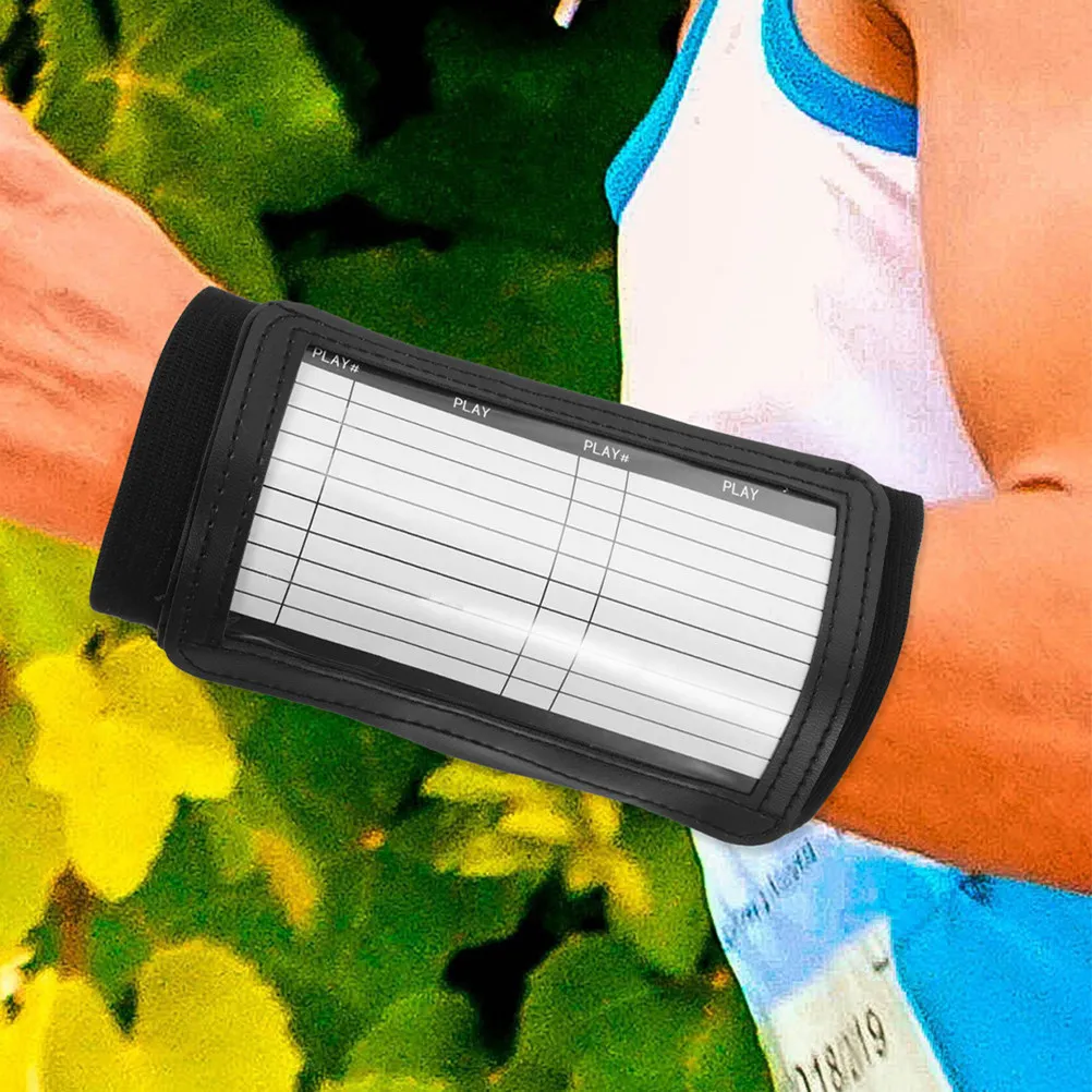 2Pcs Football Wristband Holder Polyester Tactical Wrist Wrap Sports Coaching Equipment Wrist Support Brace